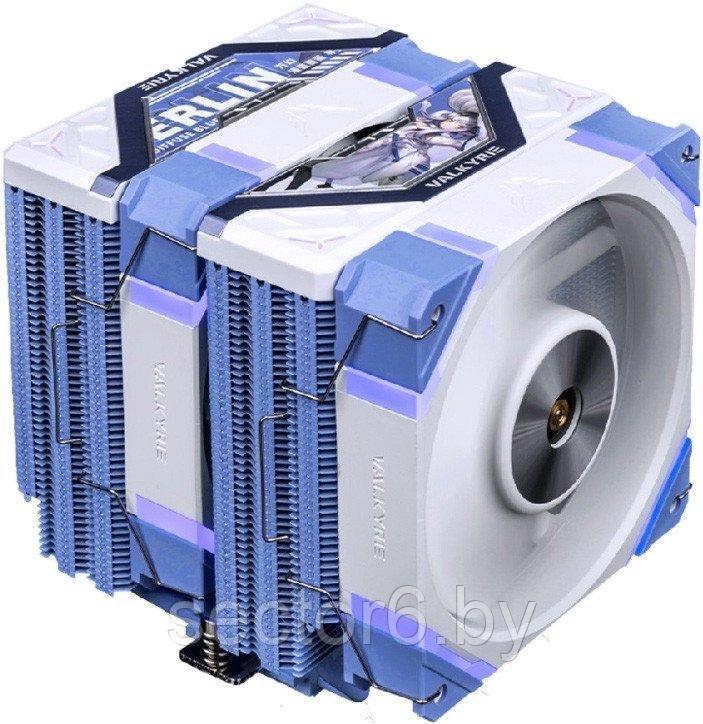 Кулер для процессора Valkyrie DL125 Merlin (белый/синий)