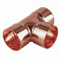 Тройник медный 3/8" (9,52 мм)