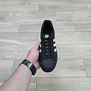 Кроссовки Wmns Adidas Superstar Black White, фото 3