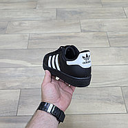 Кроссовки Wmns Adidas Superstar Black White, фото 4