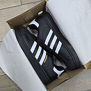 Кроссовки Wmns Adidas Superstar Black White, фото 6