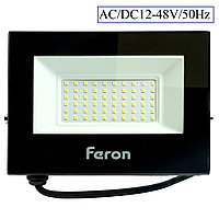 Низковольтный светодиодный прожектор AC12-48V/50Hz IP65 50w 6400K LL-971 Feron
