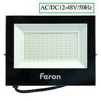 Низковольтный светодиодный прожектор AC12-48V/50Hz IP65 100w 6400K LL-972 Feron