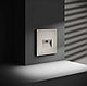 Розетка компьютерная встраиваемая VOLTUM S70 RJ45 кат.6, кашемир, фото 2