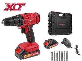 Аккум. дрель-шуруповерт WORTEX LX BD 1820 Li в чем. ALL1 XLT, 18 В, 30 Н*м, 2х2 А*ч, БЗП 10 мм
