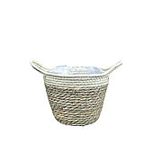 Корзина круглая (рогоз) D23*H20