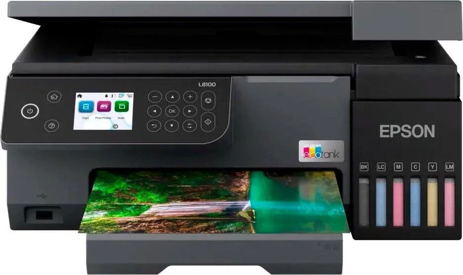МФУ Epson EcoTank L8100 (черный), фото 1