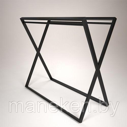 Вешало неразборное, черное СТ-131-Л