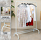 Вешало напольное для магазина, одноярусное W-09(бел), фото 3