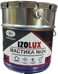 Мастика битумная гидроизоляционная IzoLUX №24 ведро 3кг