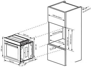 Электрический духовой шкаф ZUGEL ZOE602X, фото 3