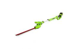 Кусторез штанговый аккумуляторный Greenworks G24PH51 24В