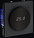 Терморегулятор электронный VOLTUM S70 с индикацией и датчиком, для теплого пола, графит, фото 3