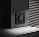 Терморегулятор электронный VOLTUM S70 с индикацией и датчиком, для теплого пола, графит, фото 2