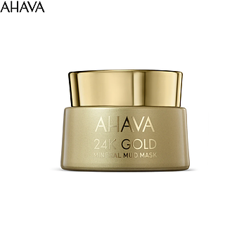 Маска грязевая с 24K золотом Ahava 24k Gold Mineral Mud Mask 50мл