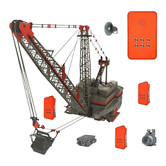 Громкоговорящая связь для шагающего карьерного экскаватора