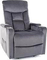 Электрический реклайнер Signal Ikar Velvet 14 (серый)