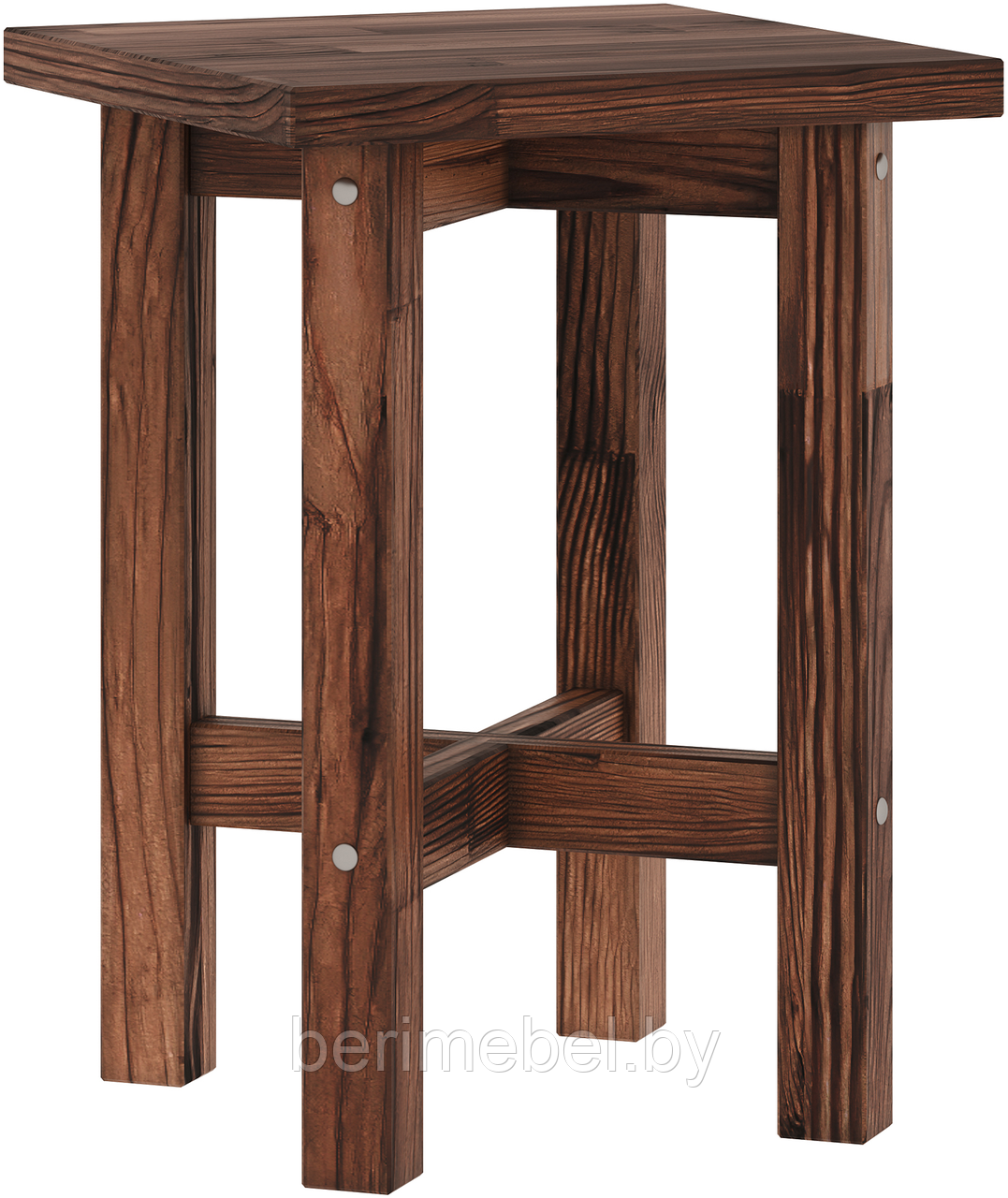 Табурет Ф-131.13  (455*330*330) "Белая Вежа 13" (орех) Орех