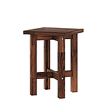 Табурет Ф-131.13  (455*330*330) "Белая Вежа 13" (орех) Орех, фото 2