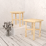 Табурет Ф-131.13  (455*330*330) "Белая Вежа 13" (отделка лак) ФанДок, фото 4