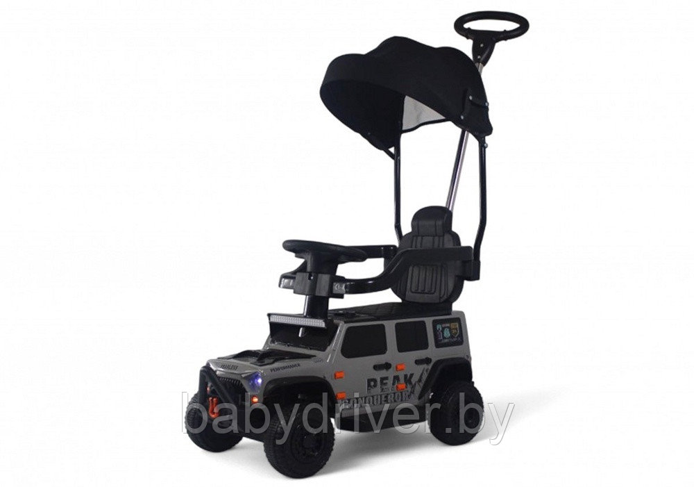 Детский электромобиль RiverToys G009GG (серый)