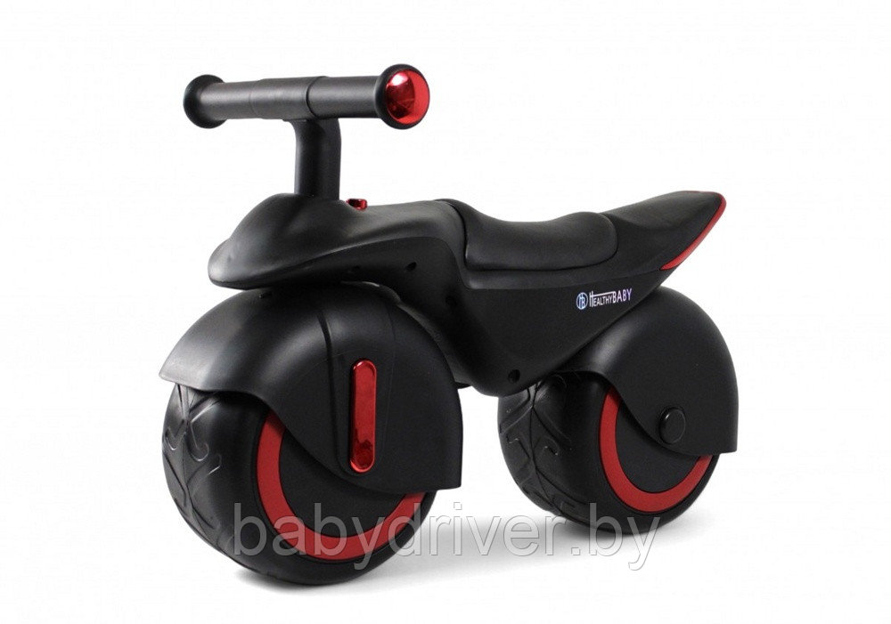 Детский беговел RiverToys HB-222 (черный)