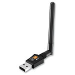 Wi-Fi адаптер USB Ritmix беспроводной RWA-250 с антеной (150 Mbps при 2.4 ГГц + 433 Mbps при 5 ГГц)