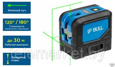 Лазерный нивелир Bull LL 2301 P