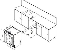 Встраиваемая посудомоечная машина Weissgauff BDW 6038 D Autoopen, фото 3