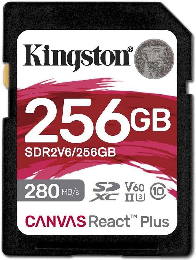 Карта памяти Kingston Canvas React Plus V60 SDXC 256GB, фото 1