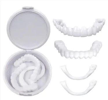 Накладные/съемные декоративные виниры для зубов Snap-On Smile 2 шт.(верх и низ)