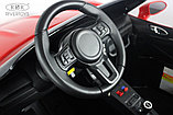 Детский электромобиль RiverToys Porsche Cayman T911TT (красный) двухместный Нагрузка до 100 кг, фото 5