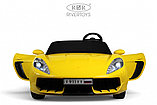 Детский электромобиль RiverToys Porsche Cayman T911TT (желтый) двухместный Нагрузка до 100 кг, фото 2