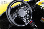 Детский электромобиль RiverToys Porsche Cayman T911TT (желтый) двухместный Нагрузка до 100 кг, фото 4