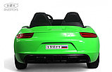 Детский электромобиль RiverToys Porsche Cayman T911TT (зеленый) двухместный Нагрузка до 100 кг, фото 3