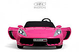 Детский электромобиль RiverToys Porsche Cayman T911TT (розовый) двухместный Нагрузка до 100 кг, фото 2