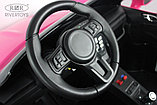 Детский электромобиль RiverToys Porsche Cayman T911TT (розовый) двухместный Нагрузка до 100 кг, фото 4