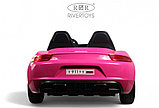 Детский электромобиль RiverToys Porsche Cayman T911TT (розовый) двухместный Нагрузка до 100 кг, фото 6