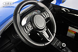 Детский электромобиль RiverToys Porsche Cayman T911TT (синий) двухместный Нагрузка до 100 кг, фото 2