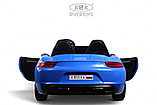 Детский электромобиль RiverToys Porsche Cayman T911TT (синий) двухместный Нагрузка до 100 кг, фото 6