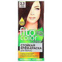 Краска для волос FITO COLOR Classic, 115 мл, тон 3.3 горький шоколад