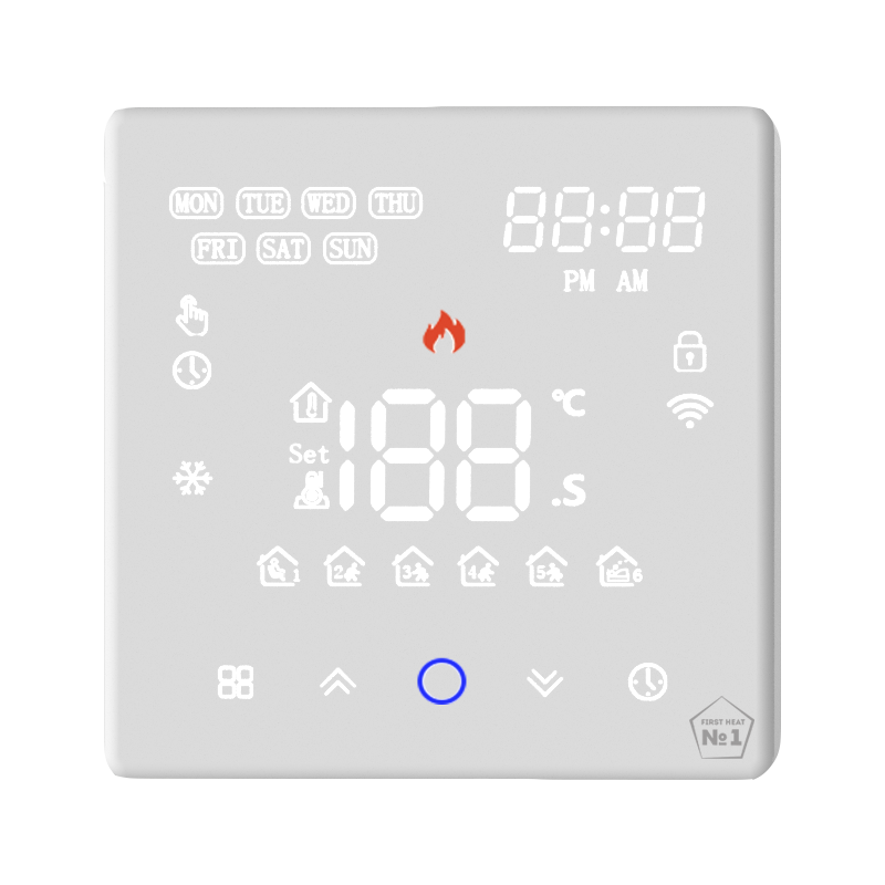 Программируемый терморегулятор теплого пола ТС 650 Wi-Fi, белый