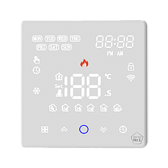 Программируемый терморегулятор теплого пола ТС 650 Wi-Fi, белый