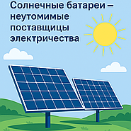 Солнечные батареи — неутомимые поставщицы электричества