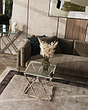 Журнальный стол Stool Group 55*55 ИНСИГНИЯ серебро, каркас нержавеющая сталь, фото 4
