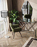 Консоль Stool Group ИНСИГНИЯ 115*30 серебро, каркас нержавеющая сталь, фото 4