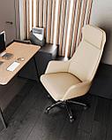 Компьютерное кресло TopChairs TopChairs Viking NEW бежевое, фото 3