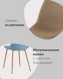 Стул Stool Group Валенсия SN салатовый, металлический каркас с принтом, фото 3