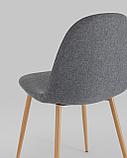 Стул Stool Group Валенсия SN темно-серый, металлический каркас с принтом, фото 9