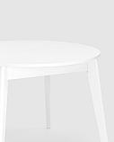 Стол Stool Group Rondo диаметр 100 см белый, раскладывается до 135 см, фото 7